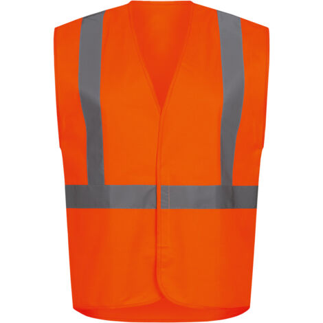 Gr .S (46/48) / M (50/52) RICHBERT WARNSCHUTZWESTE orange RICHBERT HIGH VISI