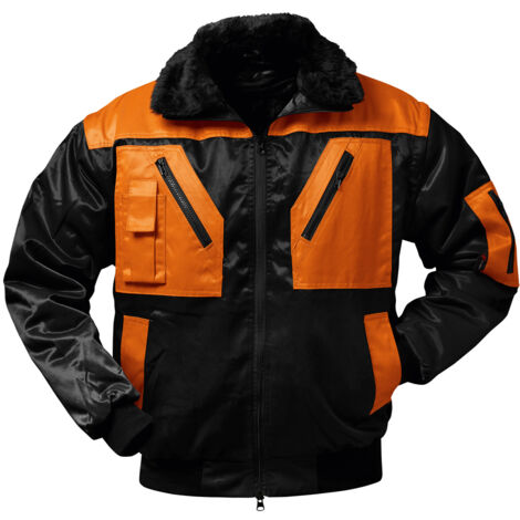 Gr .S (46/48) OSLO PILOTJACKE schwarz OSLO PILOT JACKET