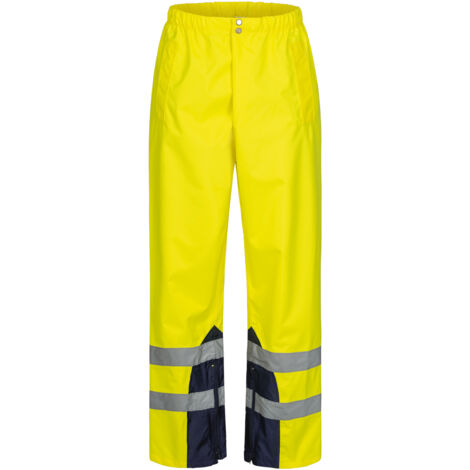 Gr .S (46/48) RENZ WARNSCHUTZBUNDHOSE GELB gelb RENZ Waistband trousers