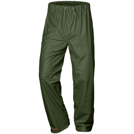 Gr .XL (58/60) TRELLEBORG PU-STRETCH-BUNDHOSE oliv TRELLEBORG PU rain waistb
