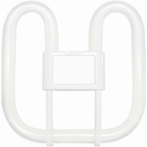 GR10q 4-Pin-Glühbirne, 28W, warmweißes Licht 3500K, 2000 Lumen, 2D quadratische Kompaktleuchtstofflampe CFL, 4-Pin-Glühbirne, 220V AC, GR10q DD flache Schmetterlingsglühbirne.