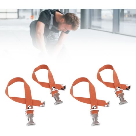 Grab, 4 Stück Befestigungsgurte für Trockenbauplatten-Montagestützen, verstellbarer Rahmen aus Nylon und Aluminiumlegierung