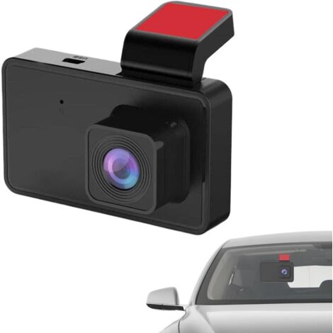 Grabadora de conducción 1080P, grabadora para coche 1080P, gran angular de 170 grados  Monitor de aparcamiento 24 horas, grabación en bucle, grabadora