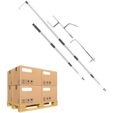 Grabber de lit camionnette, outil camion Bed Buddy, Outil récupération évolutif pour Aide à l'accès aux casiers, poignée antidérapante, préhension, pince char 1,5 -