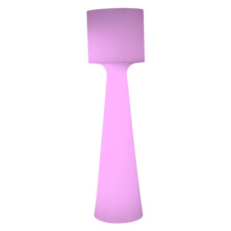 GRACE 140 cm di altezza. Lampada da terra senza fili per interni ed esterni. Luce LED ricaricabile via USB. Realizzata in Spagna