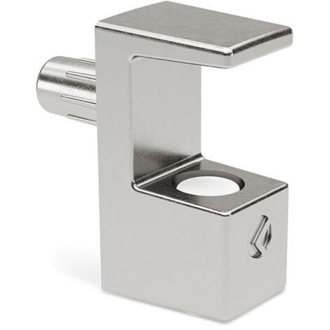 grace soporte estante con espiga para cristal ø5 acabado niquel grosor cristal 8mm