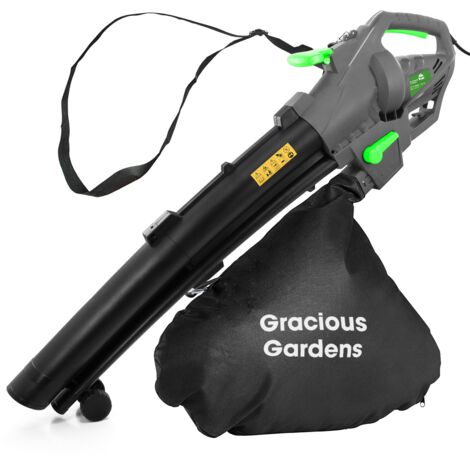 Gracious Gardens Leaf Blower 3000W Garden Vacuum and Shredder Tool