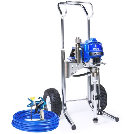 Graco – Pulvérisateur airless électrique Ultra 395 – Débit 1,8 l/min – Pression 22,8 MPa – Moteur Endurance Vortex – 25F513