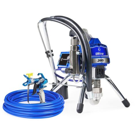 Graco – Pulvérisateur airless électrique Ultra 395 – Débit 1,8 l/min – Pression 22,8 MPa – Moteur Endurance Vortex – 25F514