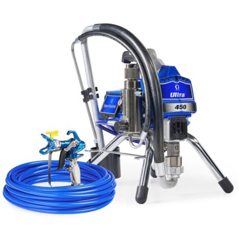 Graco – Pulvérisateur airless électrique Ultra 450 – Débit 1,8 l/min – Pression 22,8 MPa – Moteur Brushless – 25F515