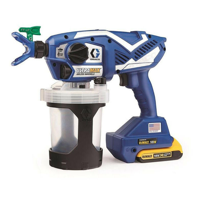 

Graco - Pulverizador Airless Portátil 138 bar 18V 2Ah Li-Ion - UltraMAX