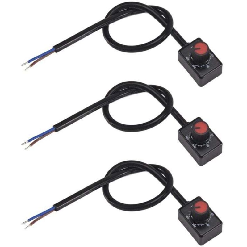 Gradateur LED PWM Passif Bouton DC 0-10V pour Variateur d'Intensité Lumineuse 3 Pièces