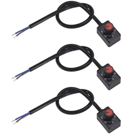 Gradateur LED PWM Passif Bouton DC 0-10V pour Variateur d'Intensité Lumineuse 3 Pièces