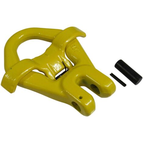 Grade 80 Clevis Skip Hook with Spring Gate 13MM (5.3 Ton Chain Lifting Bin Lift 5300KG G80)