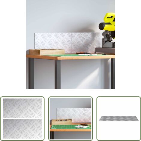Gradini in alluminio - Gradini per Scale 2 pcs Argento 40 x 20 cm Alluminio