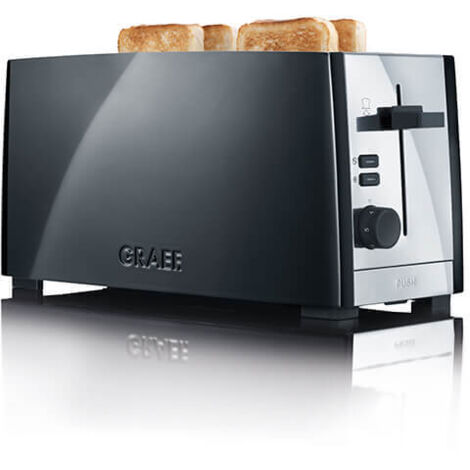 Graef Black 4 Slice Toaster
