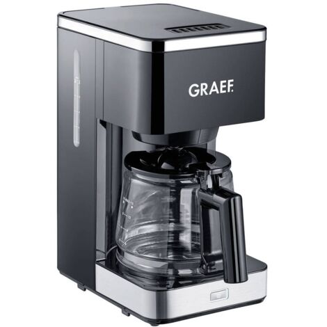 Graef FK 402 Macchina per il caffè Nero Capacità tazze=10 Caraffa in vetro, Funzione mantenimento calore