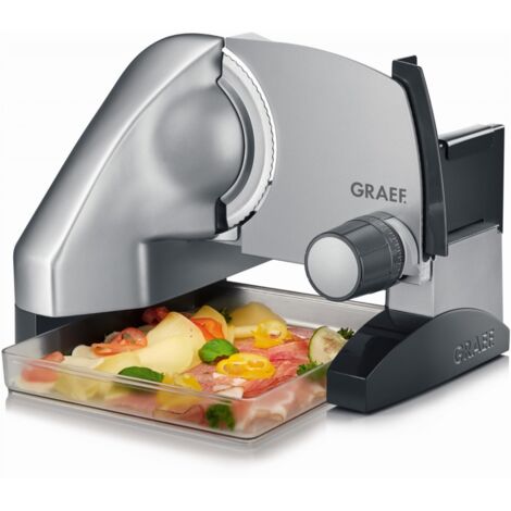 Graef SKS 500 elektrische Aufschnittmaschine silber 17 cm