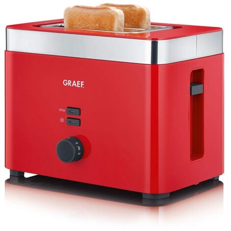 Graef TO 63 Toaster rot 6 Bräunungsstufen
