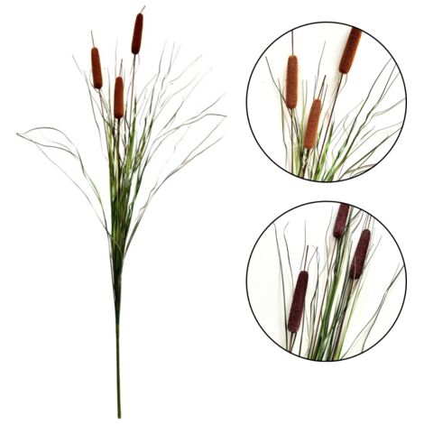 Gräserstrauß - Rohrkolbengras 125 cm, hellbraun