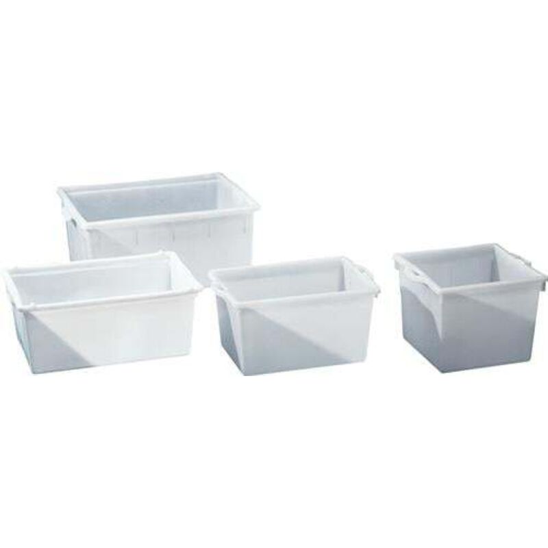 GRAF Bac plastique carré 65 l PE naturel - 812930