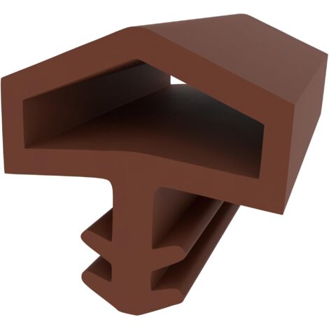 Graf-Dichtungen Türdichtung  Zimmertürdichtung  Dichtung für Holztüren  Holzzargendichtung für 12 mm Falzbreite  4 mm Nutbreite