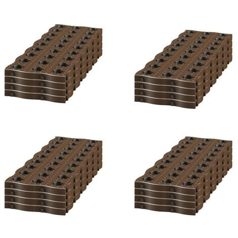 Graf Kit 4 sets de 4 dalles de potager maxi - 16 dalles