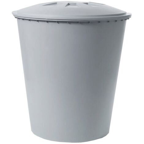 Graf – Réservoir d'eau potable 500 litres – Polyéthylène résistant aux UV – Diamètre 100 cm – Hauteur 110 cm – Couvercle avec sécurité vent