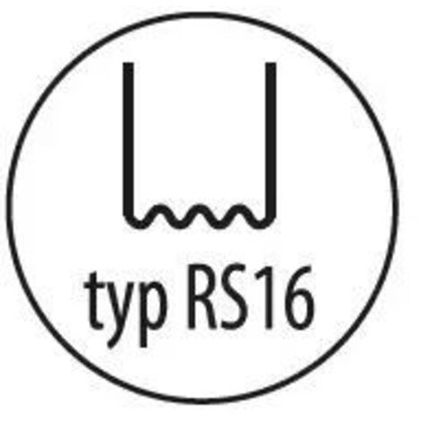 Graffette DEDRA per plastica RS16 - 100 pz., 0,6 mm