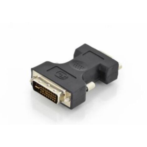 Grafikkarte DIGITUS DVI, DVI-I (24 + 5) auf VGA, Full HD 60Hz, 1920 x 1080 Pixel, Blisterpackung, schwarz
