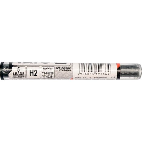 Grafite h2 /5 pz/ YT-69286 YATO