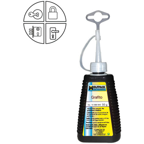 Grafito En Polvo Bote Aplicador 50 Gr.