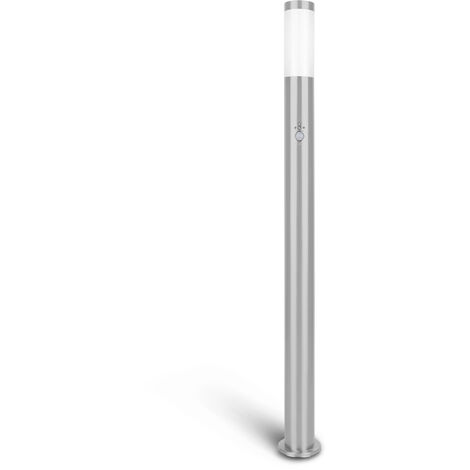 Grafner® 110cm Edelstahl Wegleuchte mit Bewegungsmelder WL10191 Gartenlampe Einzeln