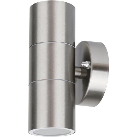 Grafner® Edelstahl Wandlampe 26AR Wandleuchte Lichtschein Up&Down/Oben&Unten