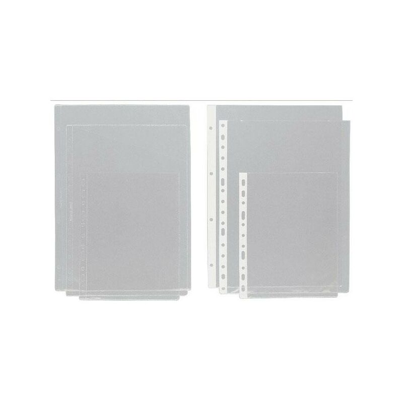 

Grafopls - Grafoplas fundas multitaladro 16 lomo reforzado folio pvc transparente -50u-