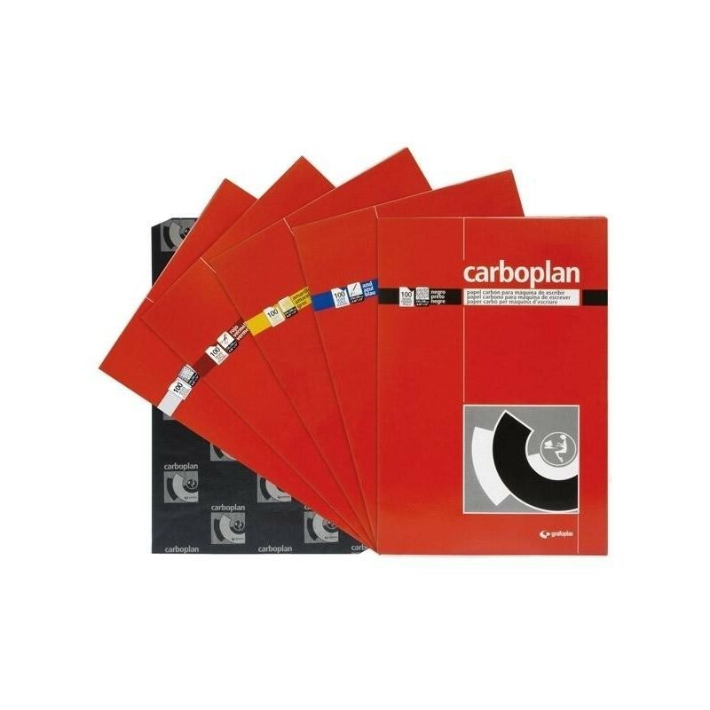 

Grafoplas papel carbon pack 10h carboplan rojo