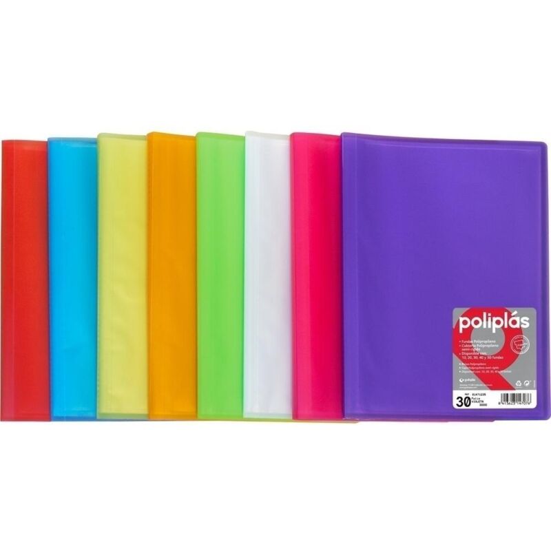 

Genérica - Grafopls carpeta polipls de polipropileno translcido con 40 fundas soldadas a4 fucsia