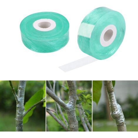 Grafting Tape, 2Pcs 100M Grafting Tapes, Nursery Grafting Tape Stretchable