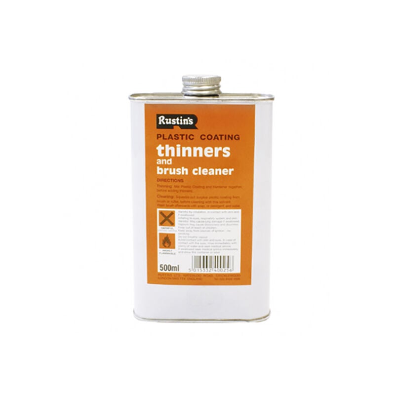 Rustins - PCTH500 Plastic Coating Thinners 500ml RUSPCT500