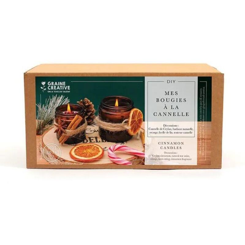 Graine Creative Graine Créative Diy Set Aromatische Kerzen Zimt Amber