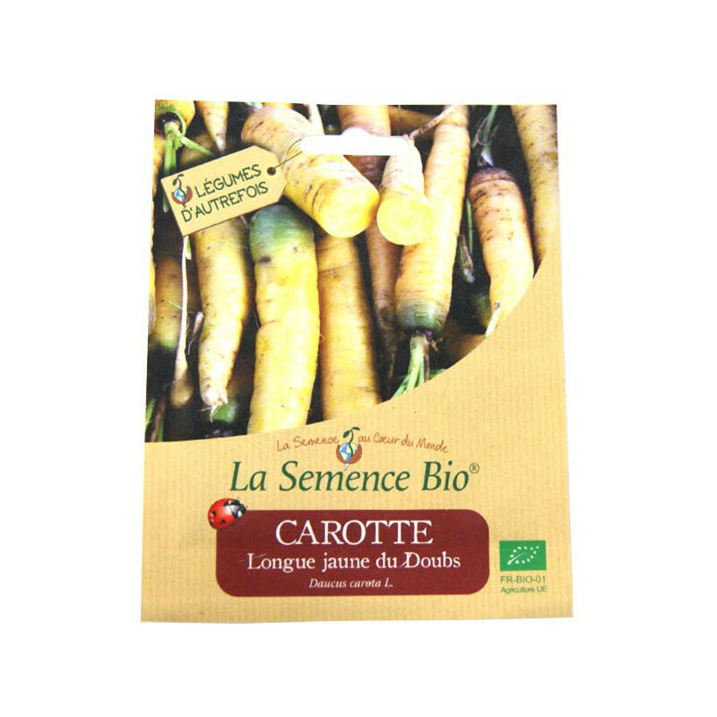 La Semence Bio - Graines bio - Carotte longue jaune de Doubs 1000 gn