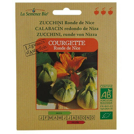Graines Bio - Courgette Ronde de Nice - Semence Biologique