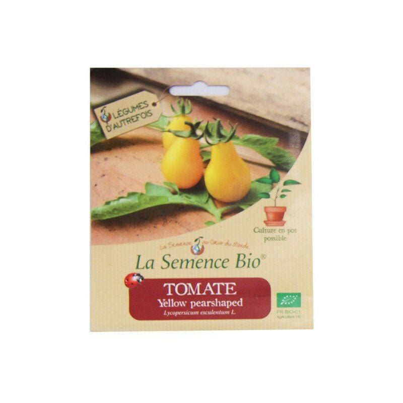 Graines Bio - Tomate Yellow Pearshaped 20gn La Semence Bio