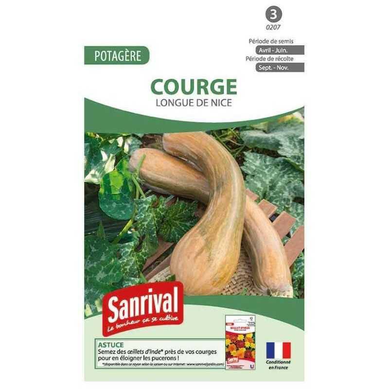 Sanrival - Graines Courge Longue de Nice