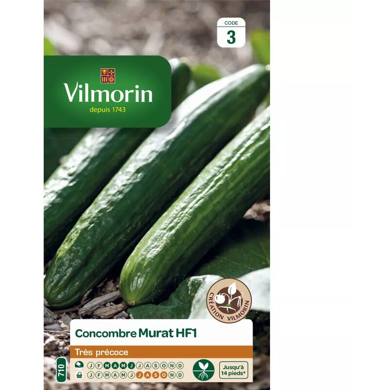Vilmorin - Sachet graines Concombre Murat Hybride HF1