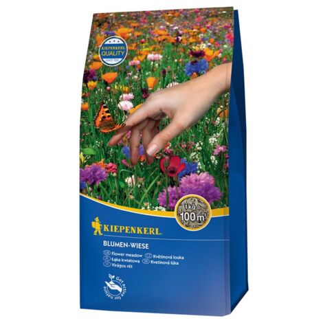 Graines de fleurs 1 kg – Mélange varié pour 100 m² – Période de semis printemps – Exposition ensoleillée – Kiepenkerl