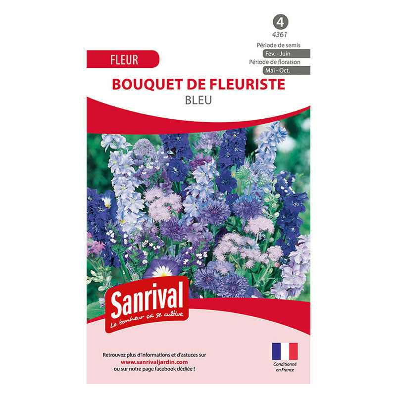 Sanrival - Graines de Fleurs Bouquet Bleu