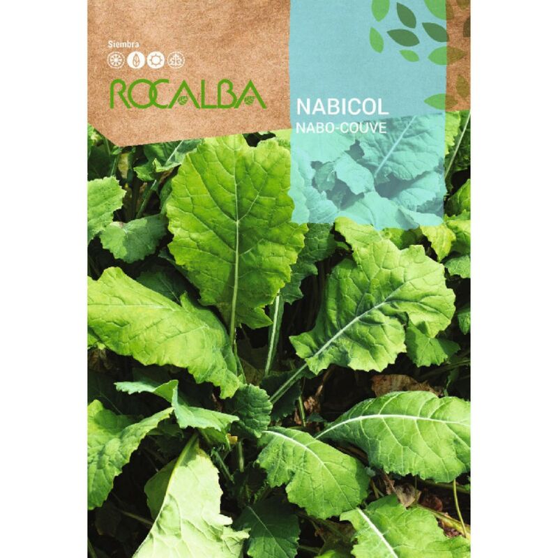 Rocalba - Graines de nabicol 25 gr, Pack 5x