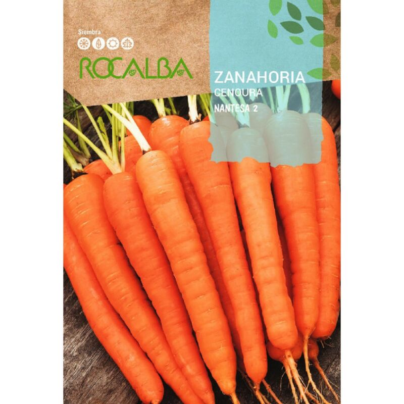 Rocalba - Graines de nantosa carotte 2 25 gr, Pack 5x