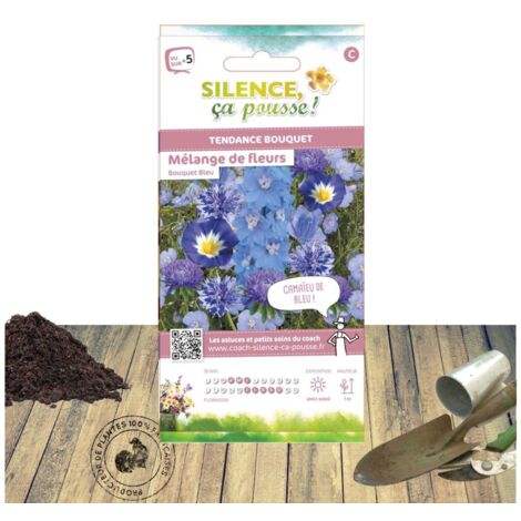 Graines en mélange de fleurs - Pour bouquets bleus | Sachet de 3 gr.
